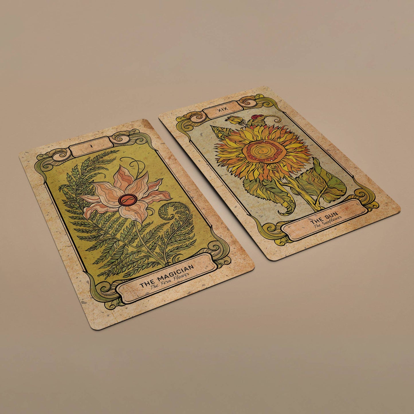 Botanica Oculta Tarot 78+2 Extra Cards Deck