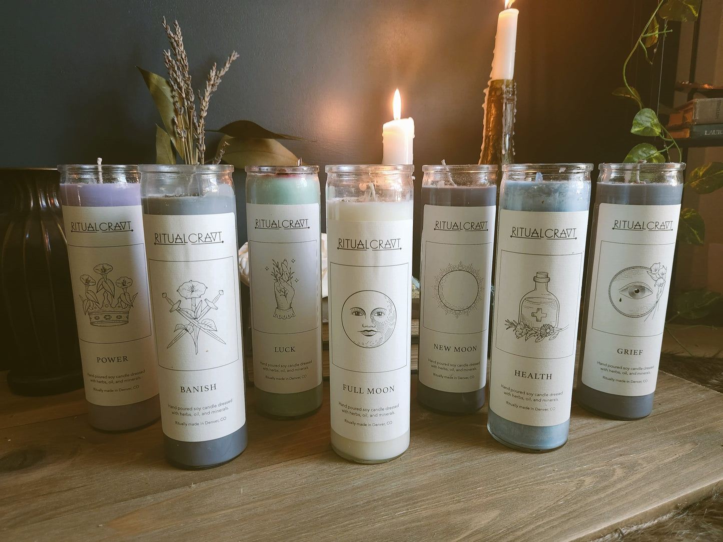 Health. Dressed Candle.