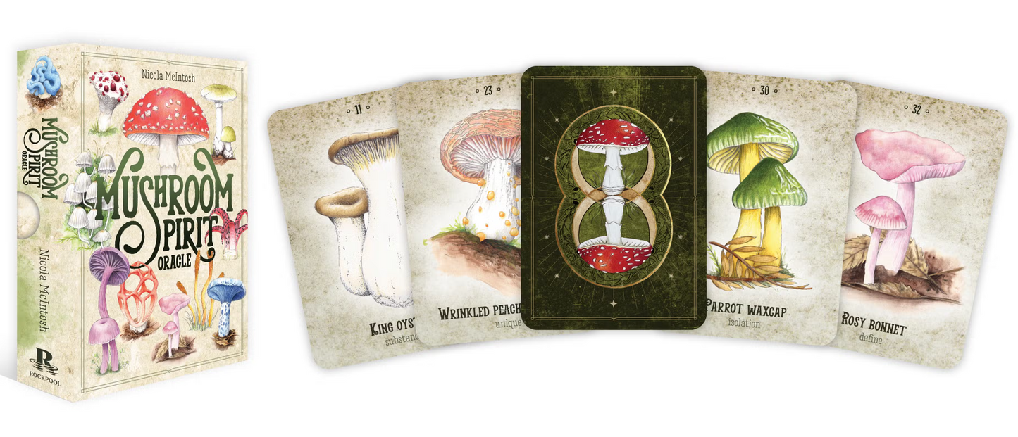Mushroom Spirit Oracle(36 Cards & 112-Page Book)