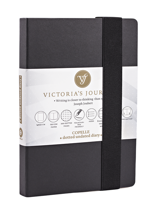 Copelle Kraft Dotted Bullet Journal (5.5" x 8.3") (Black)