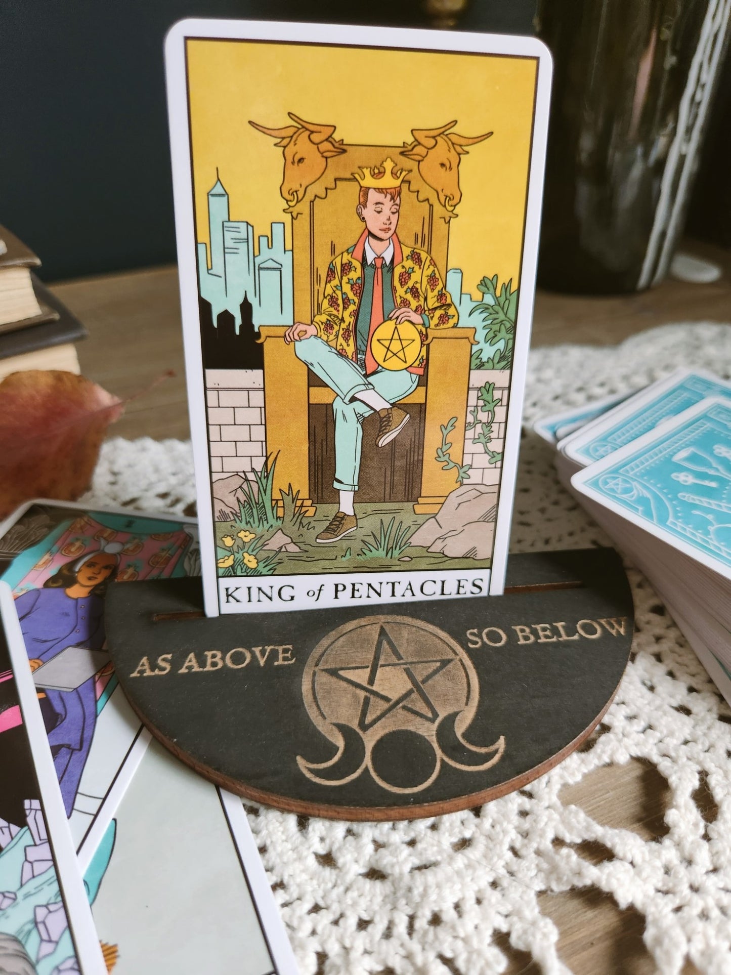 As Above So Below Tarot Card Stand