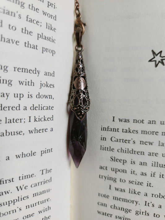 Amethyst Copper Pendulum - "Spiritual Protection"