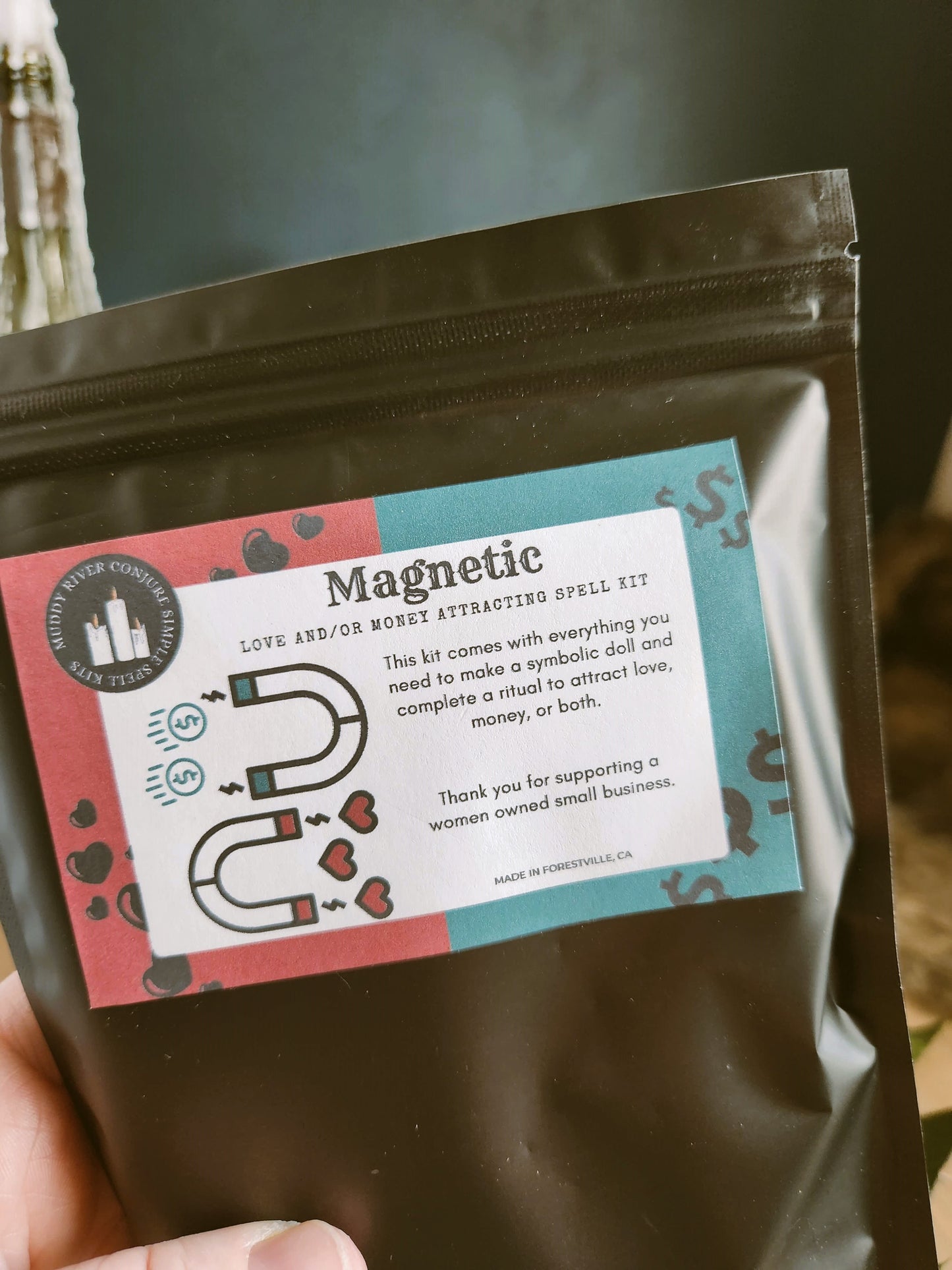 Magnetic Love and Money Attracting Spell or Ritual Kit