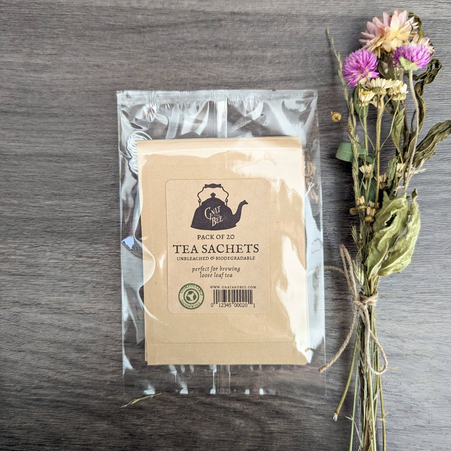 Tea Sachet - biodegradable loose leaf tea bags