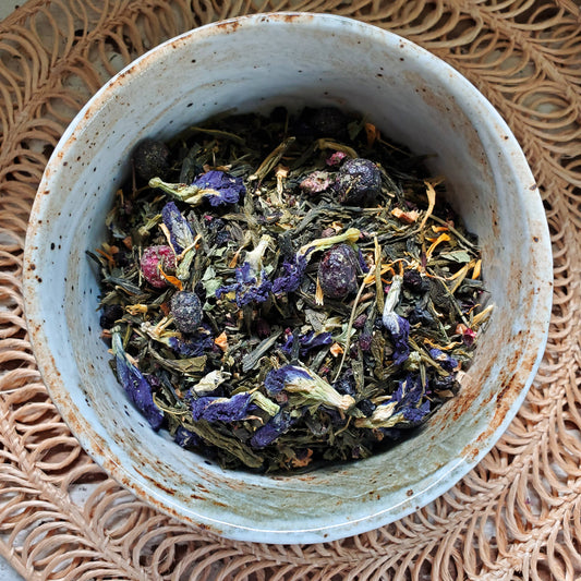 Blueberry Moon | Green Loose Leaf Tea: Sample