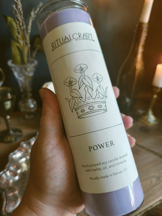 Power. Dressed Candle.
