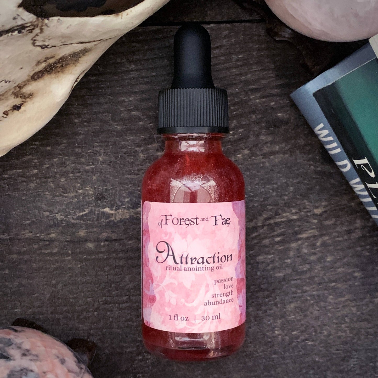 Attraction Ritual Oil • Witchy Love & Abundance Altar Oil