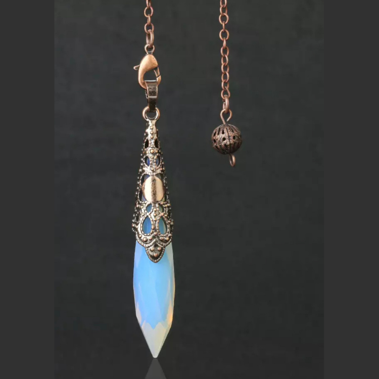 Opalite Copper Pendulum - "Balancing Energy & Spirit Communication"