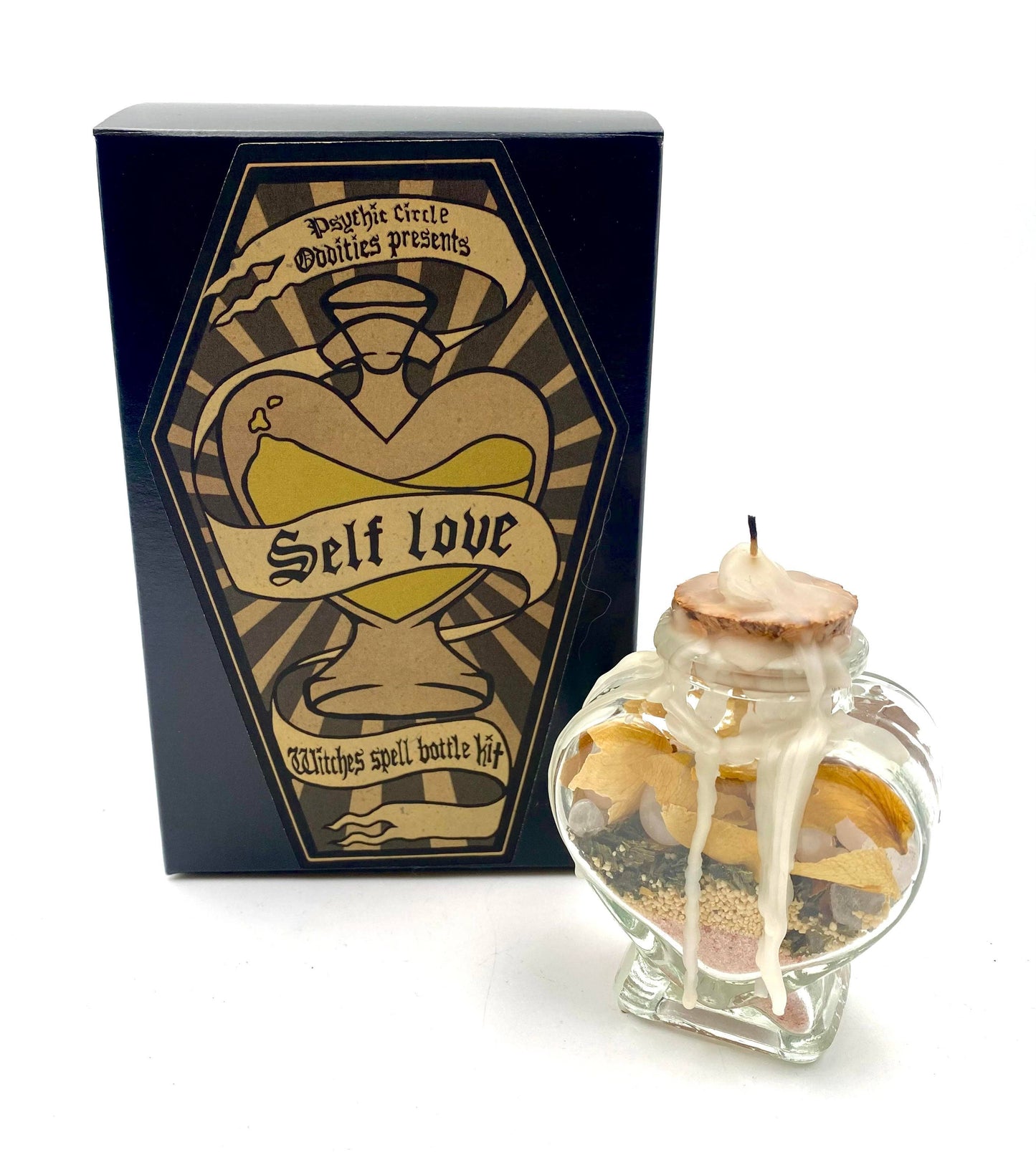 Self Love DIY spell bottle kit. Handmade in Los Angeles, CA