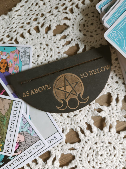 As Above So Below Tarot Card Stand