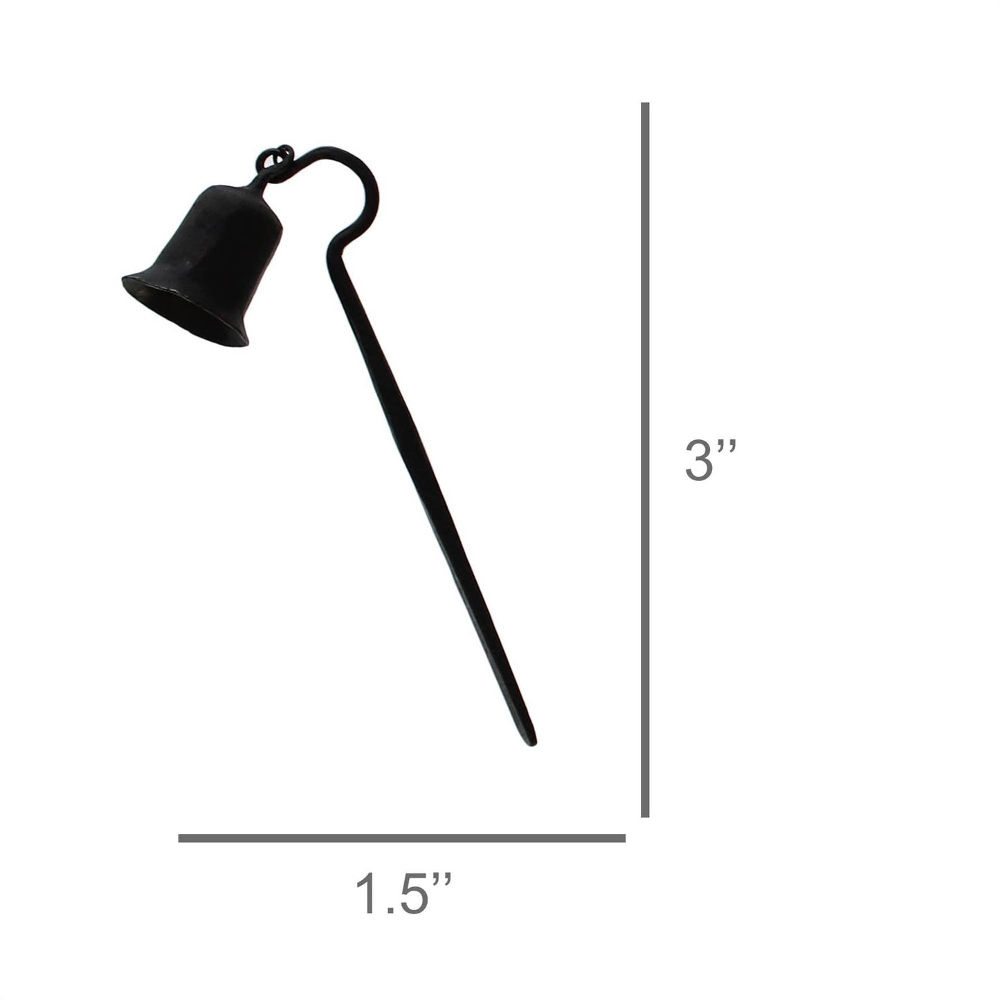 Forged Candle Snuffer, Iron - Black