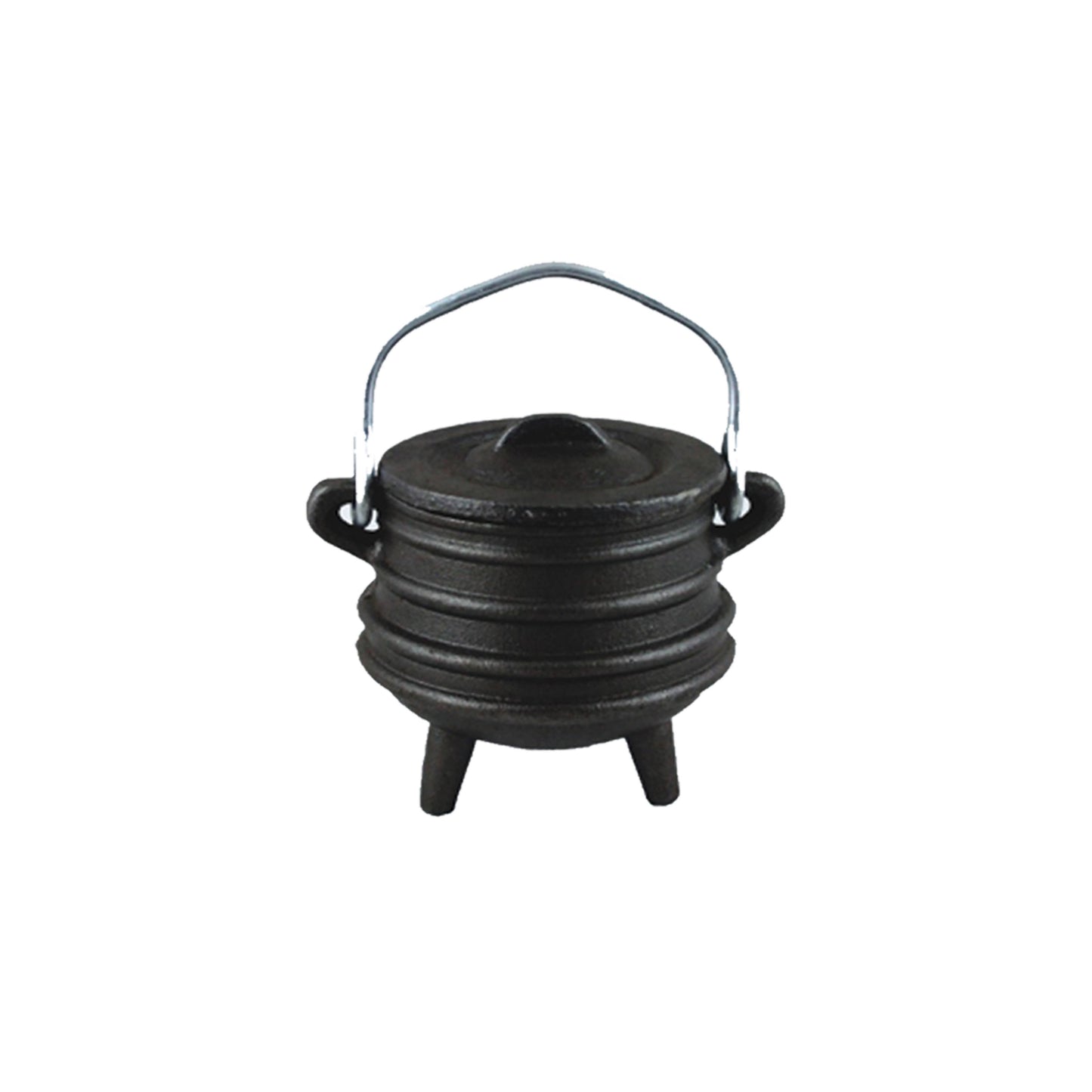 Cast Iron Cauldron 4.5 inch with Holder Handle and Lid