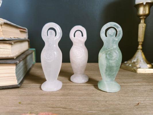 Gemstone Earth Goddess - You Choose Stone -