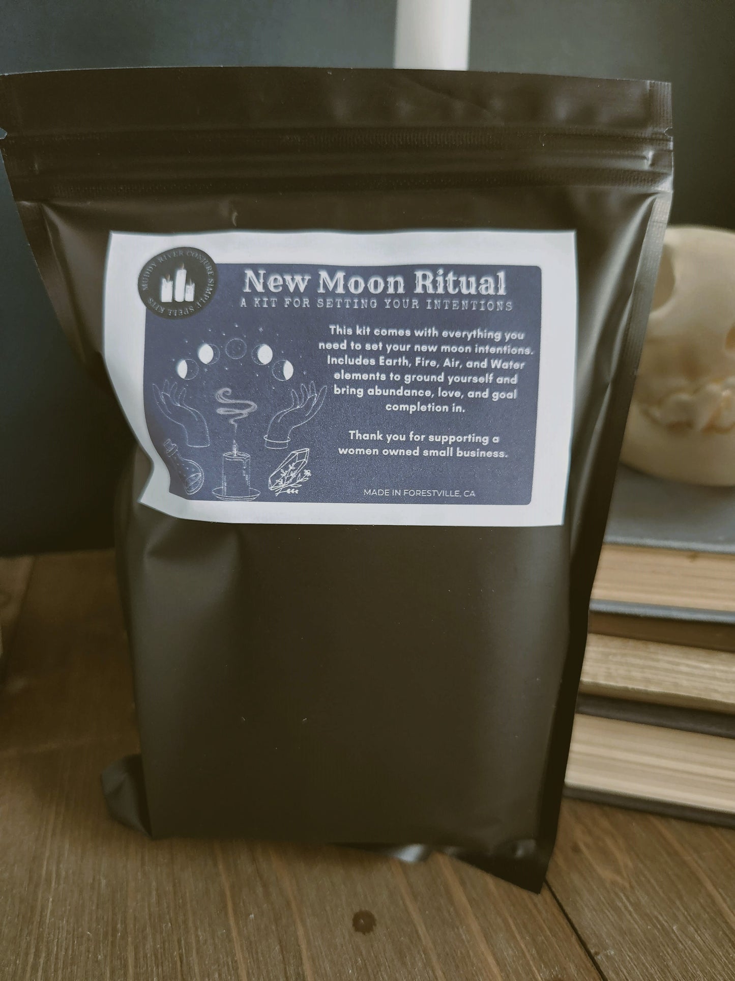 New Moon Ritual Complete Spell Kit, Ritual Kit