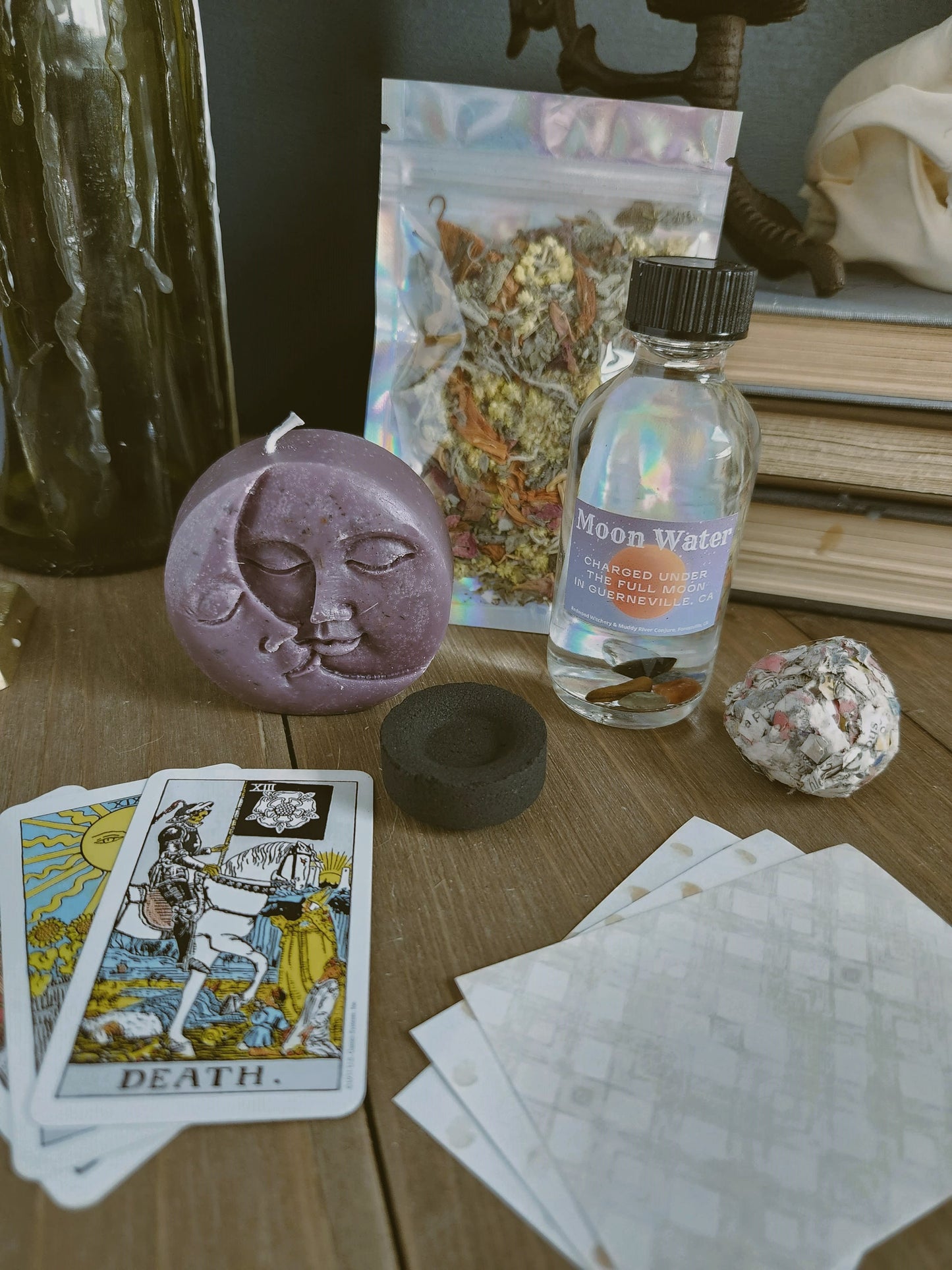 New Moon Ritual Complete Spell Kit, Ritual Kit